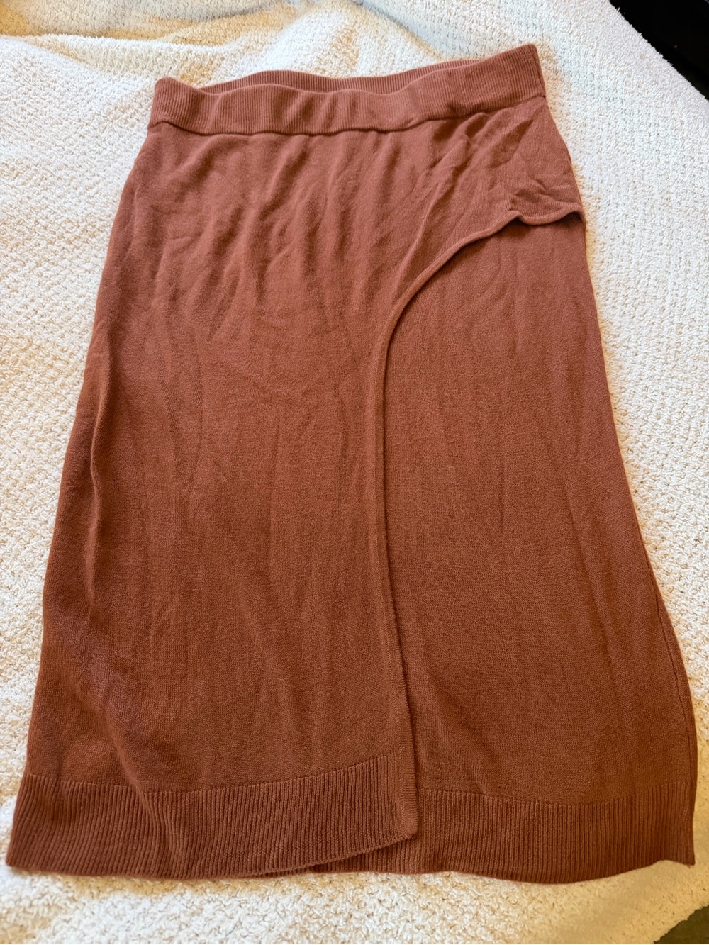 Nordstrom Long Brown Skirt L $149 NEW - Picture 4 of 7